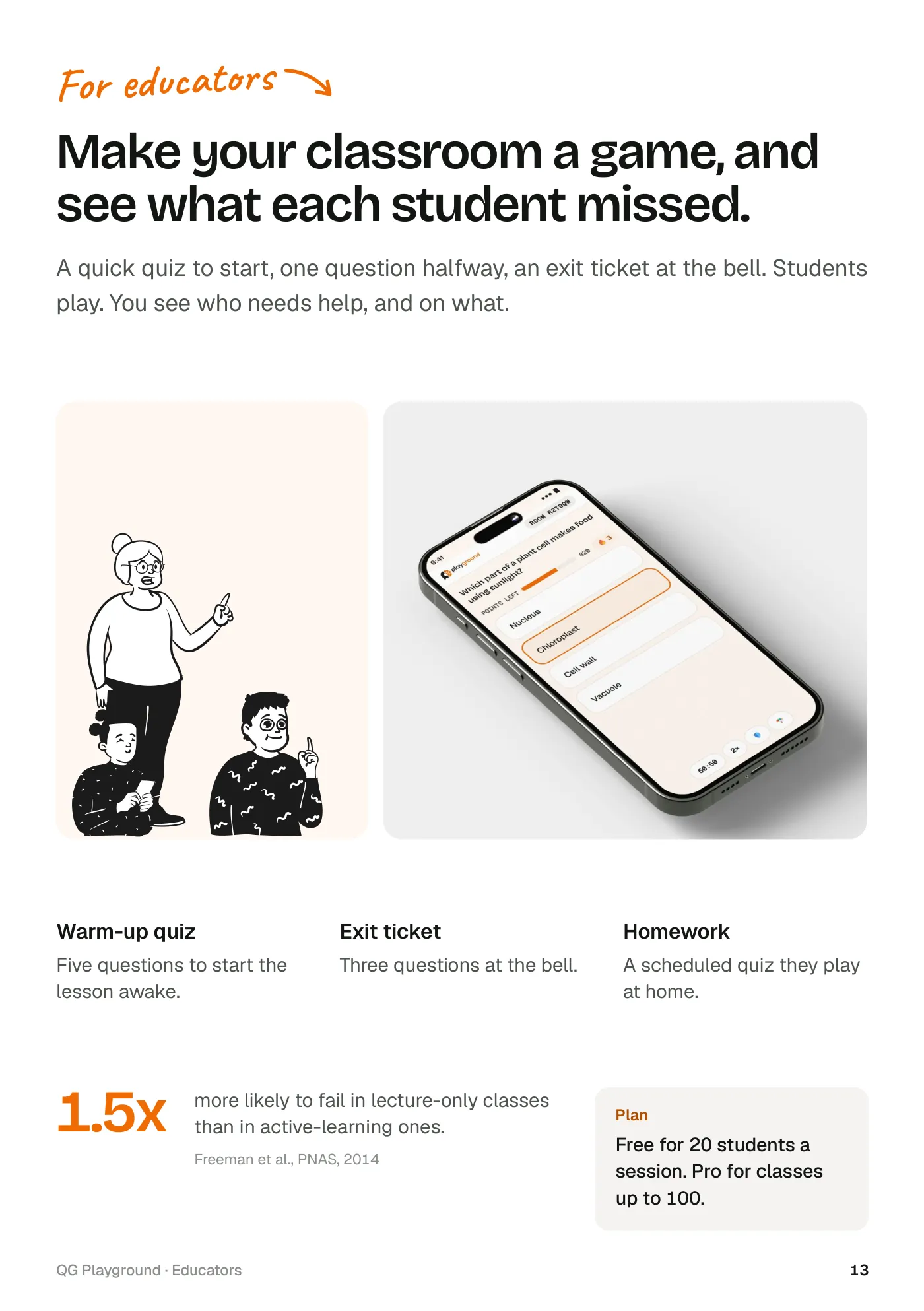Page 13: For educators