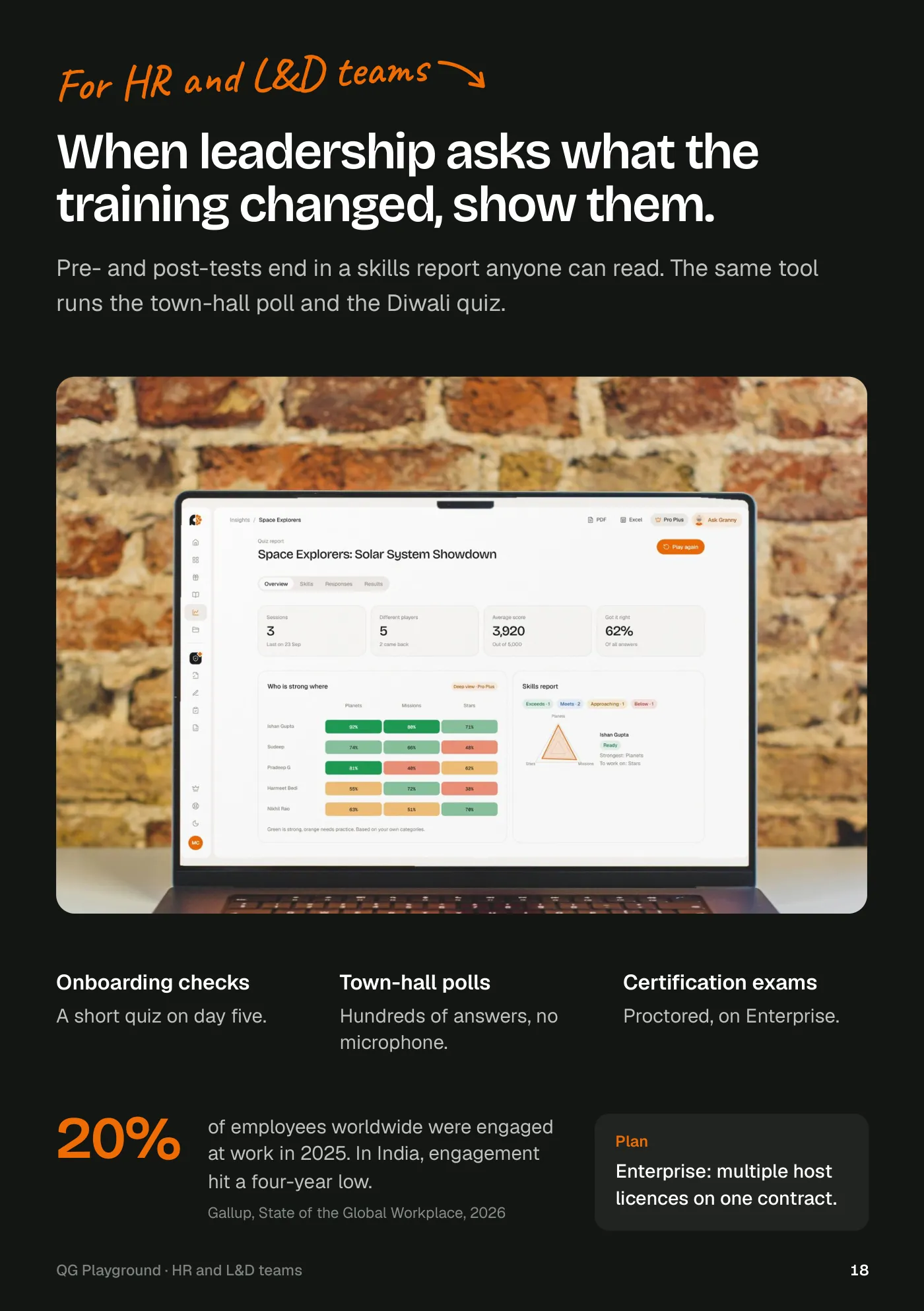 Page 18: For HR and L&D teams